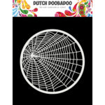 Card Art Spinnenweb rond- Dutch Doobadoo
