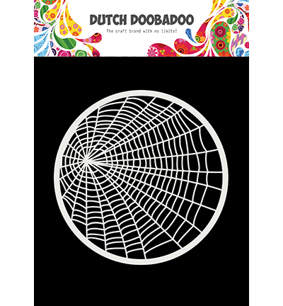 Card Art Spinnenweb rond- Dutch Doobadoo