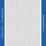 Stickervel sterren transparant goud glitter nr 7056 - Starform