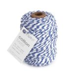 Klos Katoen Bakers Twine blauw/wit - Vivant