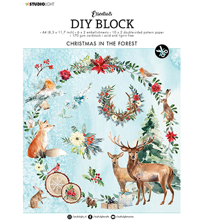 DIY Block Christmas in the Forest Essentials nr. 32 – StudioLight