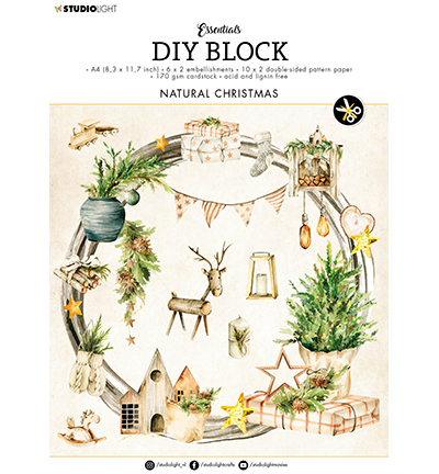 DIY Block Naturel Christmas Essentials nr. 33 – StudioLight