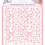 Mixed Media Stencil Snow - Nellie Snellen