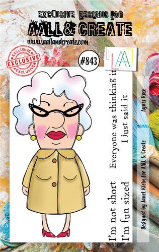 AALL & Create Stamp Agnes Rose