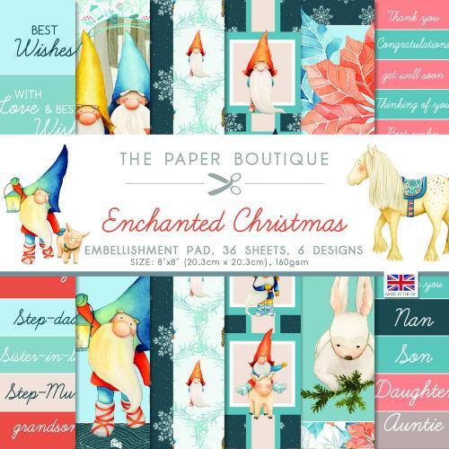 Enchanted Christmas 8 x 8 Embellishments Pad