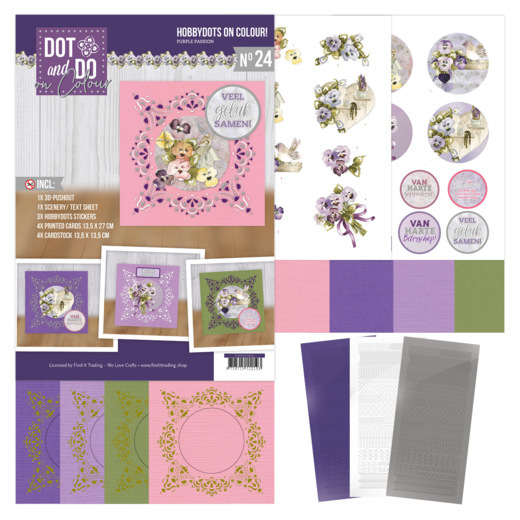 Dot and Do on Colour 24 – Precious Marieke – Purple Passion