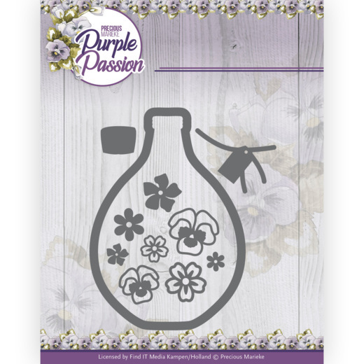 Dies – Precious Marieke – Purple Passion – Vase with Pansies