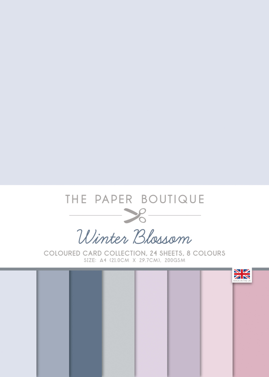 The Paper Boutique Winter Blossom Colour Card Collection