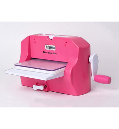 PressBoss stansmachine A4 formaat (roze) – Nellie Snellen