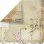 Craft&You Blooming Grunge Scrapbooking single paper 12”x12”