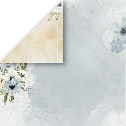 Craft&You Morning Mist Scrapbooking single paper 12”x12”