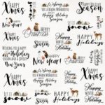 Craft&You Winter Holiday sheet elements to cut out 12x12
