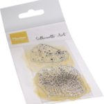 Marianne D Clear Stamps Silhouette Art - Splatter