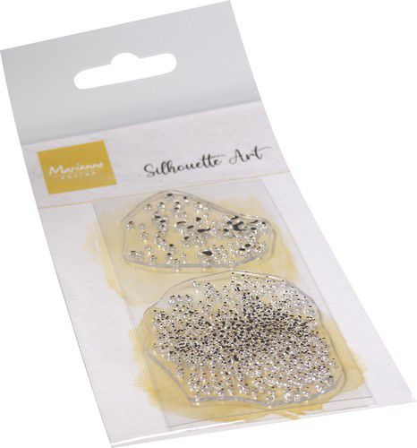 Marianne D Clear Stamps Silhouette Art – Splatter