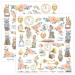 ScrapBoys Bedtime story paper cut out elements DZ