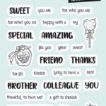 Clear Stamp Special Friend Friendz nr.337 - CraftLab - StudioLight