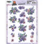 Knipvel - Blueberries - Very Purple - Yvonne Creations