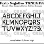 Crealies Texto Alfabet