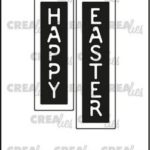 Crealies Texto Negativo HAPPY EASTER EN (V)