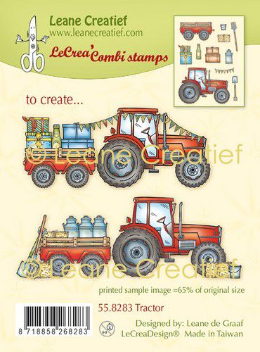 LeCrea –  combi clear stamp Tractor