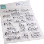 Clear Stempel Lente groetjes (NL) – Marianne Design
