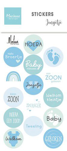 Stickers – Jongetje by Marleen (NL) – Marianne Design