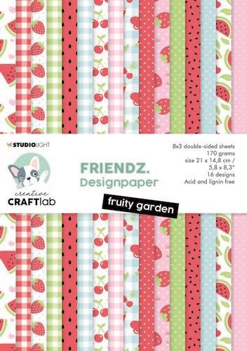 Studio Light Paperpad Friendz nr.81 Fruity Garden