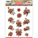 3D Push Out - Amy Design - Botanical Garden - Colorful Flowers