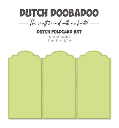 Foldcard Art Triptych Frantic – Dutch Doobadoo