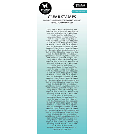 Clear Stamp Text Background Essentials nr.369- StudioLight