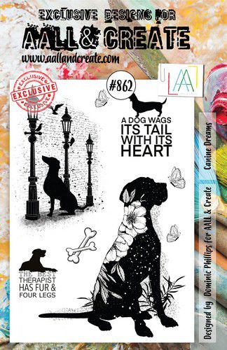 AALL & Create Stamp Canine Dreams AALL-TP-862 14,6x20cm