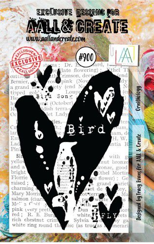 AALL & Create Stamp Ornithology AALL-TP-900 7,3×10,25cm
