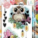 AALL & Create Stamp Owl's Crystals AALL-TP-865 15x10cm