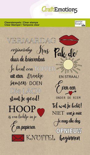 clearstamps A6 – Je bent een topper  – CraftEmotions