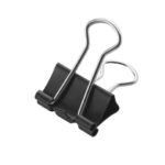 Foldback klemmen zwart  19mm 12st - Westcott