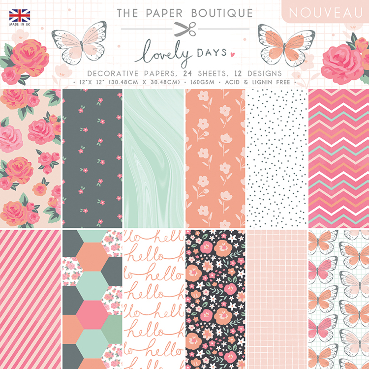 The Paper Boutique Lovely Days 12×12 Paper Pad