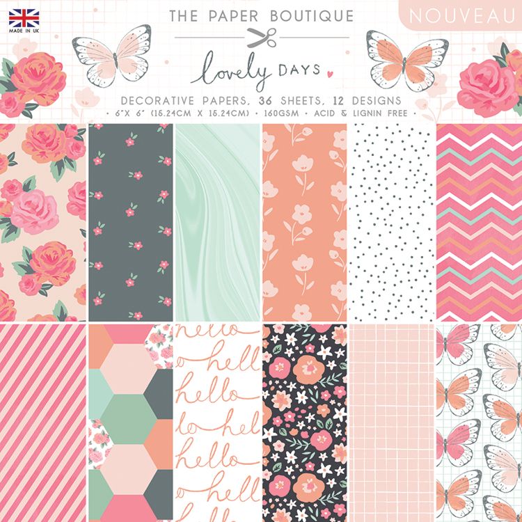 The Paper Boutique Lovely Days 6×6 Paper Pad