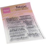 **-40%** Clearstempel Eline's Animals tekstjes (NL) -Marianne Design