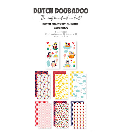 Crafty Kit Slimline Ladybugs – 473.005.040 –  Dutch Doobadoo