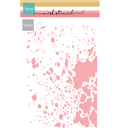 Stencil Tiny’s Ink Stains – Marianne Design