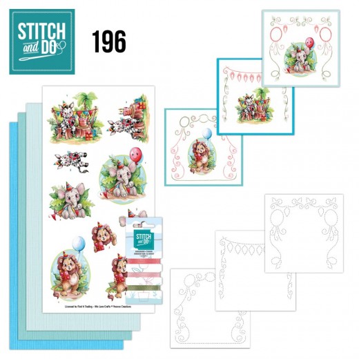 Stitch and Do 196 – Jungle Party – Yvonne Creations