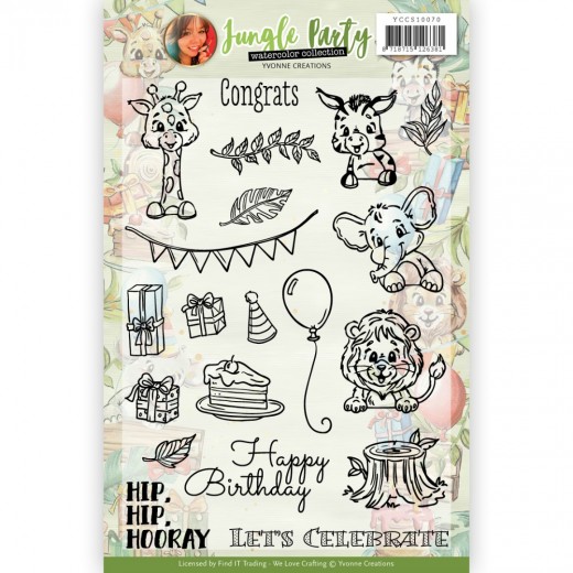 Clear Stamps – Jungle Party – Yvonne Creations