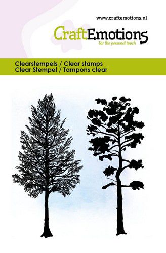 CraftEmotions clearstamps 6x7cm – Bomen