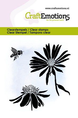 CraftEmotions clearstamps 6x7cm –  Madeliefjes