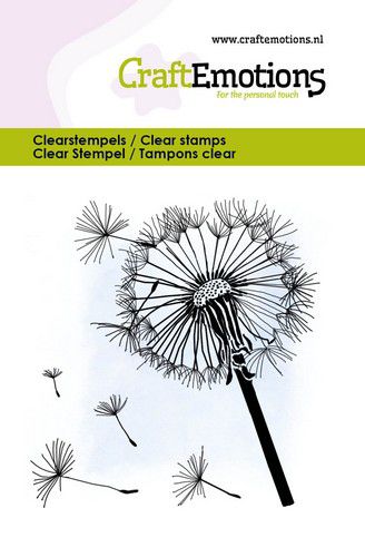 CraftEmotions clearstamps 6x7cm – Paardenbloem – Taraxacum