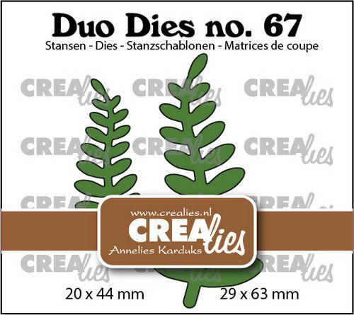 Crealies Duo Dies Blaadjes 18