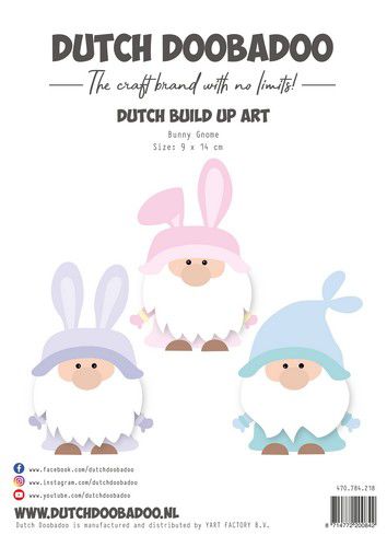 Dutch Doobadoo Build Up Bunny Gnome