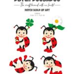 Dutch Doobadoo  Built up art Lieveheersbeestje