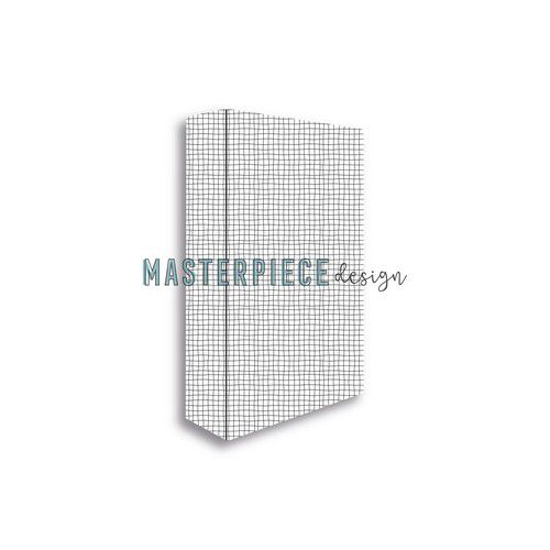 Masterpiece Memory Planner album 4×8 – Wonky grid 6-rings