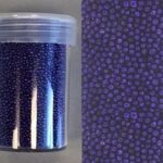 Mini pearls (zonder gat) 0,8-1,0mm paars 22 gram